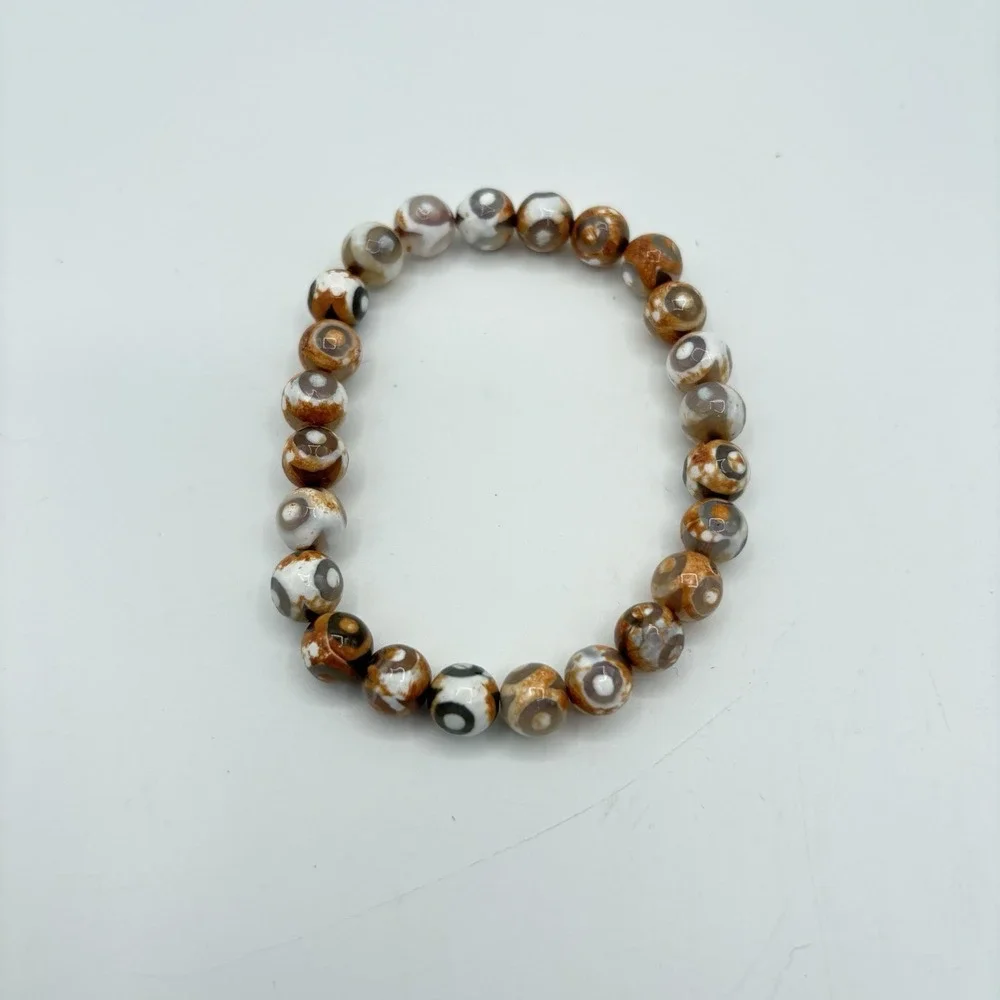 Natural Orbicular Jasper Beaded Stretch 8mm Gemstone Healing‎ Jewelry